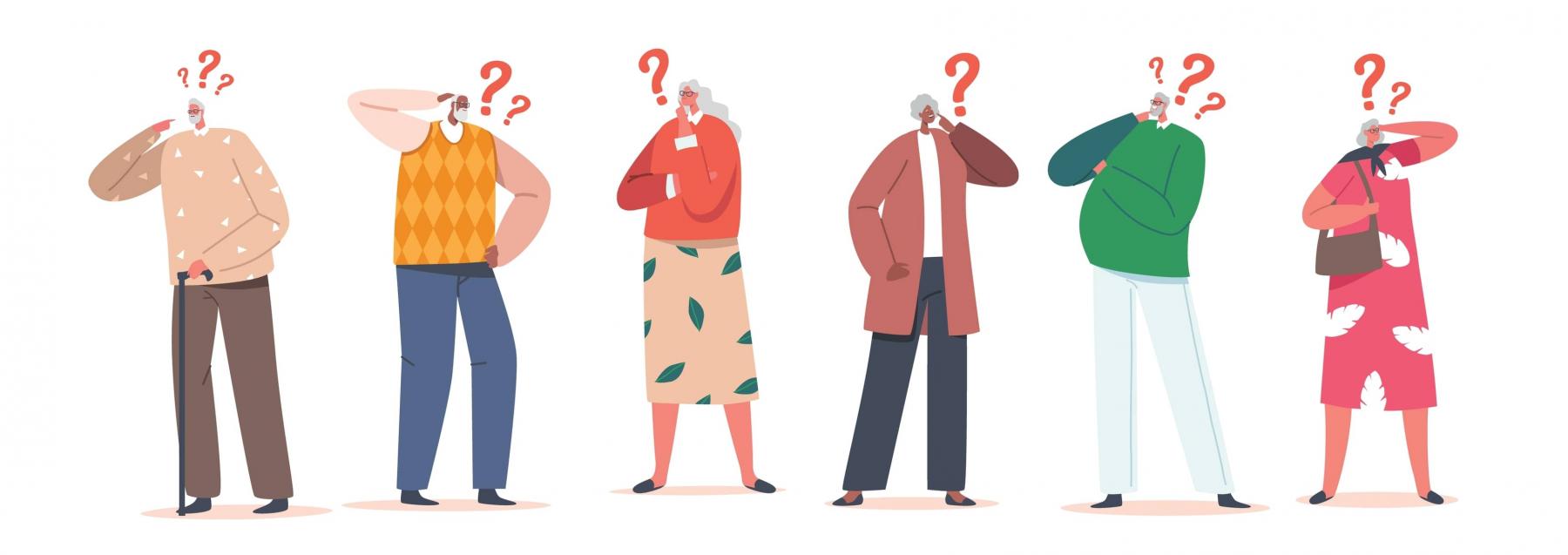 mental decline in aged